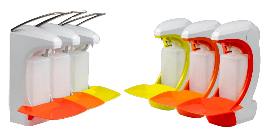 RX Dispensers in vibrant colors