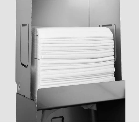 SanTRAL Plus Toilet paper dispenser for single sheets